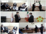 دیدار بخشدار مرکزی با شهردار بخشایش