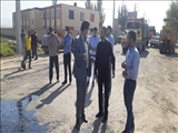  آسفالت ریزی بلوار کشاورز شهر بخشایش